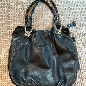 b. makowsky genuine leather bag — EUC